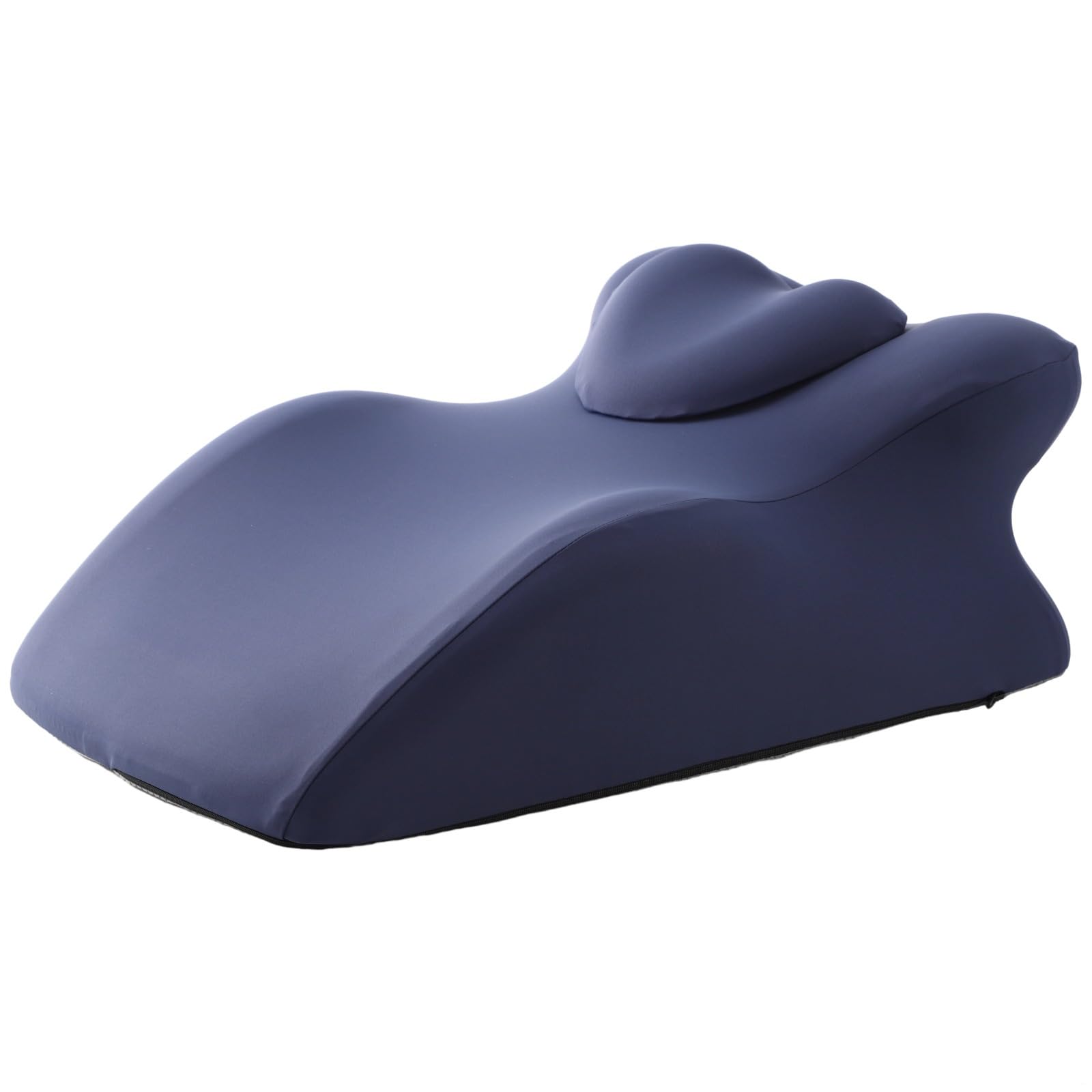 Ergonomiczna poduszka klinowa z pianki z pamięcią kształtu, wielopozycyjna, do spania, czytania, relaksu, z antypoślizgowym podparciem, oddychająca poszewka