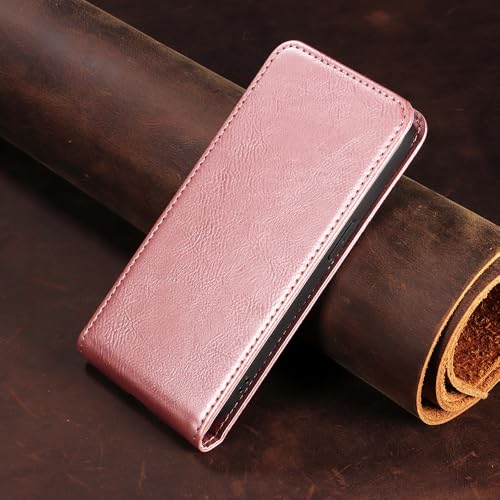 Coque Blackview Wave 8C rose avec étui rétro à fermeture supérieure
