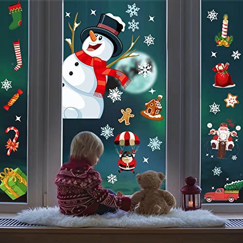 Adesivi Decorativi Natalizi, Natale Vetrofanie