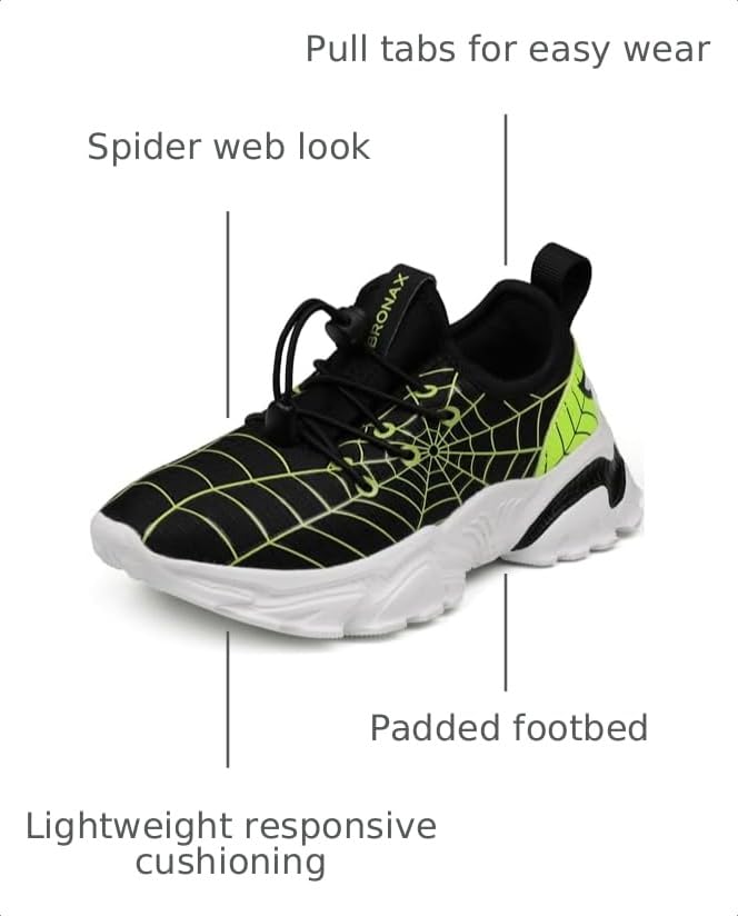 Image of BRONAX Little /Big Boys Stylish Tennis Shoes for School & Play KD7