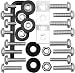 Cruiser Accessories 81500 Locking Fasteners License Plate Frame Hardware, Ultimate Kit-Stainless Star Pin
