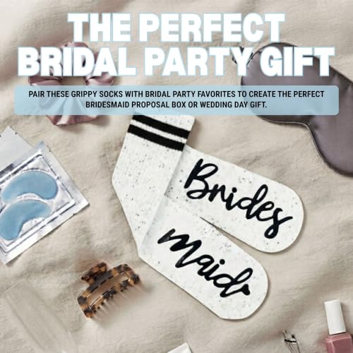 Image of Funky Junque Bride Crew Socks, Bachelorette Wedding Party Gift