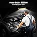 Work Light 3000LM Cordless Under Hood Light, 3-Mode Color Temp Work Light Bar with USB-C Fast-Charge 5200mAh, Magnetic & Hook Underhood Lighting, Job Site Lighting for Mechanic/Car Repairing/Garage