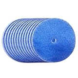 10 Pack RV Air Conditioner Filter - RV 5.25" Round Air Duct AC Filter MERV 8 Replacement for AC Vent (12 Pack With Central Hole)