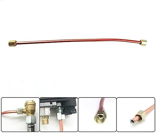 Miniatura 4 de Tubo de escape de compresor de aire de 1.77 pulgadas de repuesto para bomba de aceite, longitud flexible y resistente para reparación de accesorios