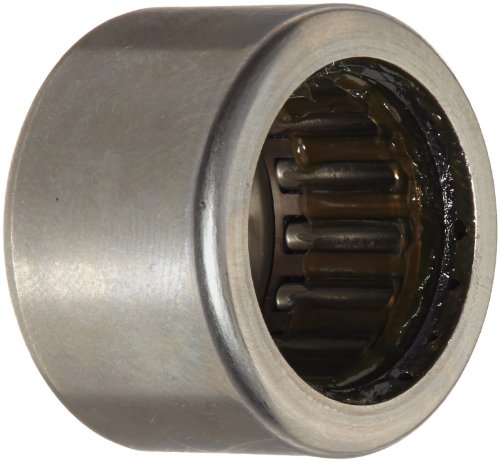 INA BK1514RS Needle Roller Bearing, Steel Cage, Closed End, Single Seal, Metric, 15mm ID, 21mm OD, 14mm Width, 11000rpm Maximum Rotational Speed