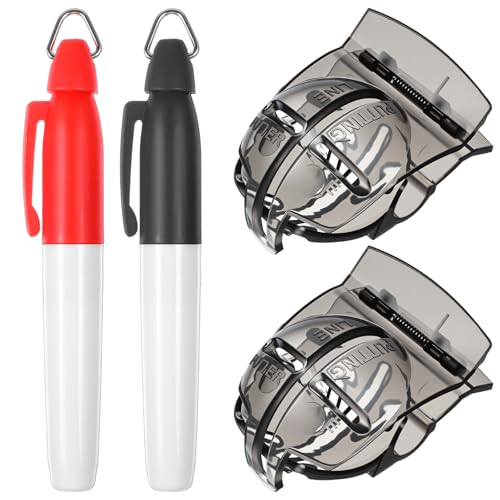 4 Pack Golf Ball Line Marker Tool with 2 Pcs