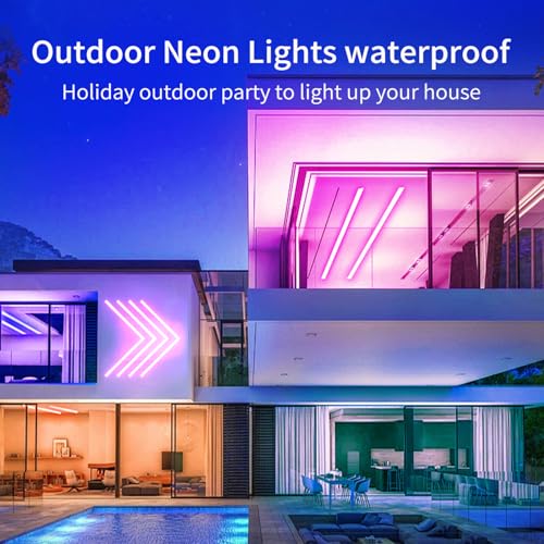 Httpsmp RGB-NEON LIGHTS 20Ft Neon Rope Lights,Flexible Led Rope Lights Control thumb #5