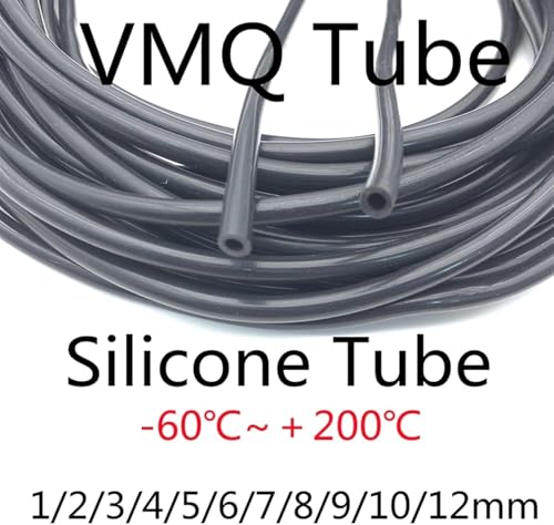 Tuyau de boisson en silicone et caoutchouc flexible de 4.5x8mm