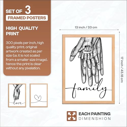 Image of NoWorries Wall decor paintings for living room - Wall frames for home decor /Wall hangings Home decor items - (Synthetic Engineered Wooden Frame) (MIN -10, 13x17 inches)