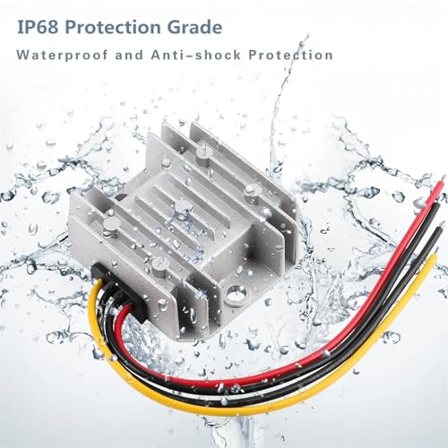 Convertisseur 12V 24V étanche pour panneau solaire et régulateur de tension auto - 4