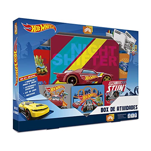 Box de Atividades Hot Wheels