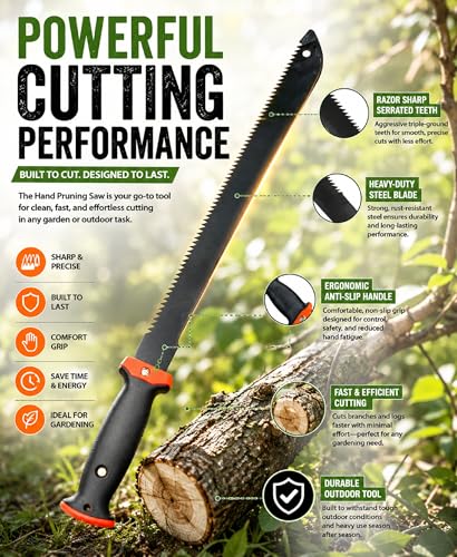 Image of DAP - DOWNHILL AGRO PRODUCTS Tree Pruner with Extendable Pole Fixing Slot | Hand-Powered Hand Tools for Remove Unwanted Branches in Your Garden