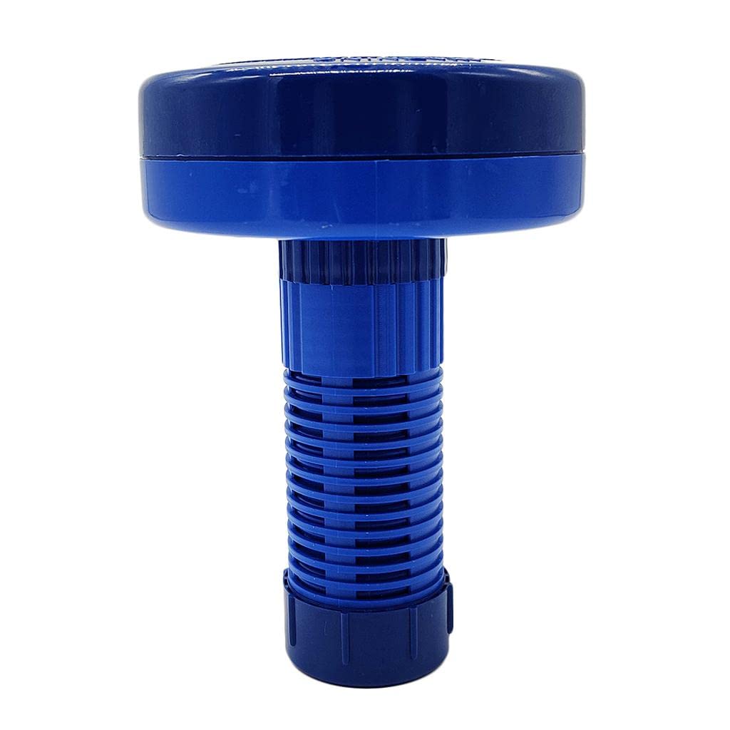 KHATI Floating Pool Chlorine Dispenser Adjustable Flow Vents Cap 1inch_Blue