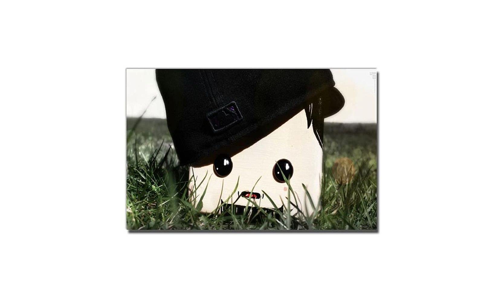 XtremeSkins Framed Canvas - Wall Decor for Living Room, Bedroom, Office, Hotels, Drawing Room (22in X 14in) - oki The Cap Holder