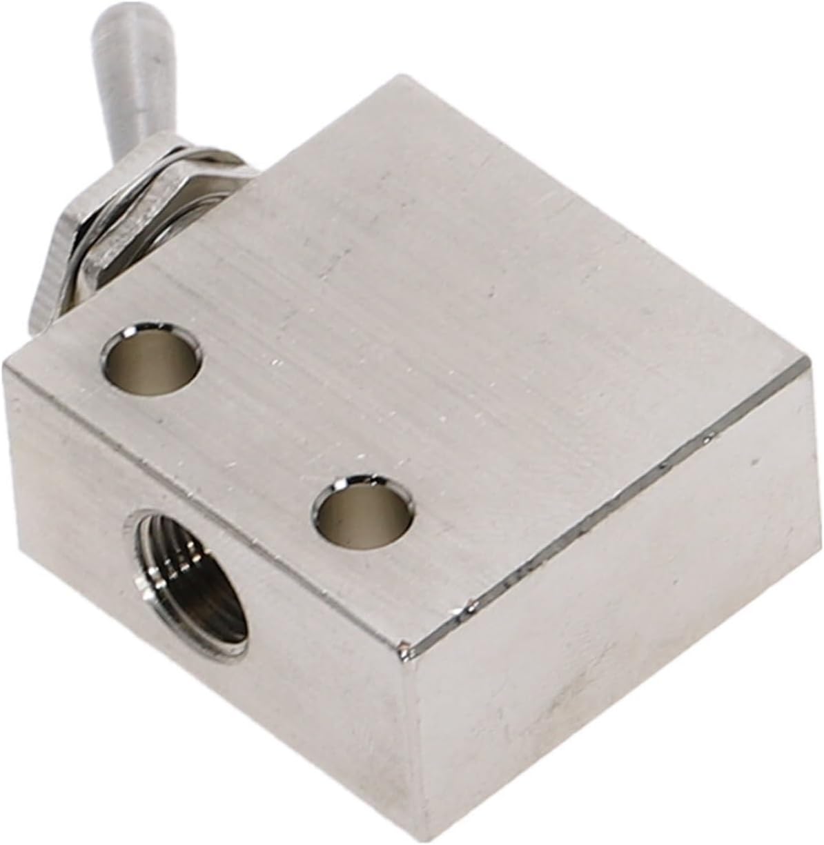 Mechanical Valve TAC2-31V 1/8" PT Thread 2 Position 3 Way Toggle Lever Air Pneumatic Switch Valve w Fittings(8MM)