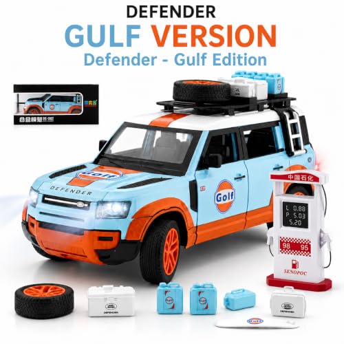 Image of Magicwand Die-Cast Zinc Alloy 1:24 Scale Golf Defender【Large】 with 6 Openable Doors,Lights & Music【Pack of 1】