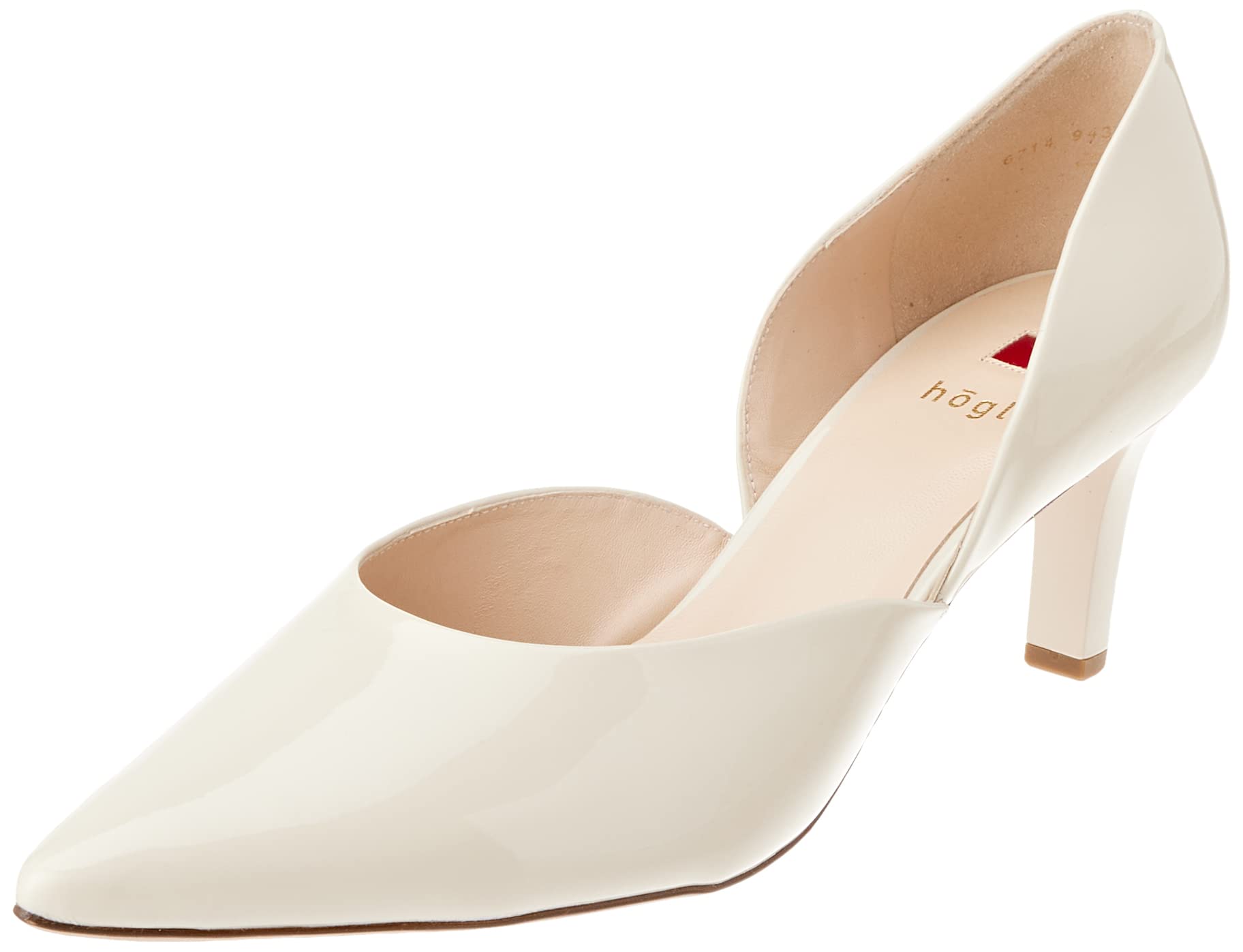 HÖGL Women's Boulevard 60 Gl Court Shoes, Cream, 41.5 EU X-Weit