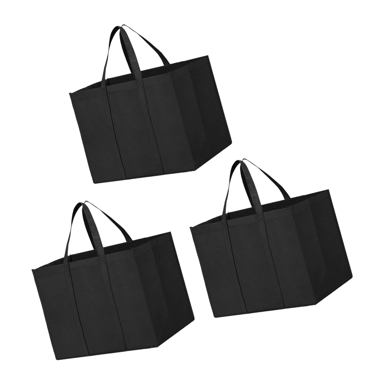 Jazuaiao Sturdy Nonwoven Shopping Toted Foldable for Daily Commutes and Grocery Storage Kitchen Bag