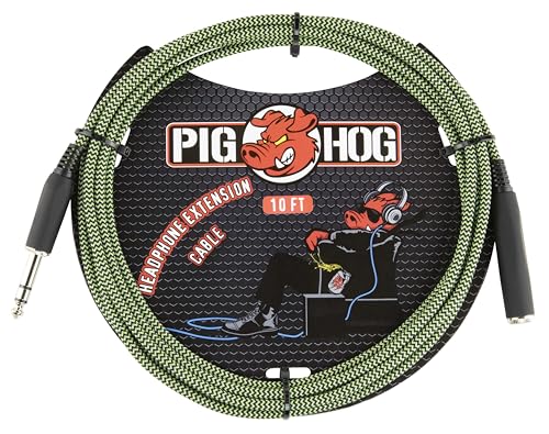 Câble rallonge pour casque Pig Hog PHX14-10JGR de 3 mètres de long
