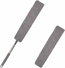 Retractable Gap Dust Cleaner, Under Refrigerator/Sofa Cleaning Tool, Microfiber Gap Duster with Extendable Pole 25-55 Inches, Suitable for Underneath Cleaning of Furniture, Fridges, Couch, Bed