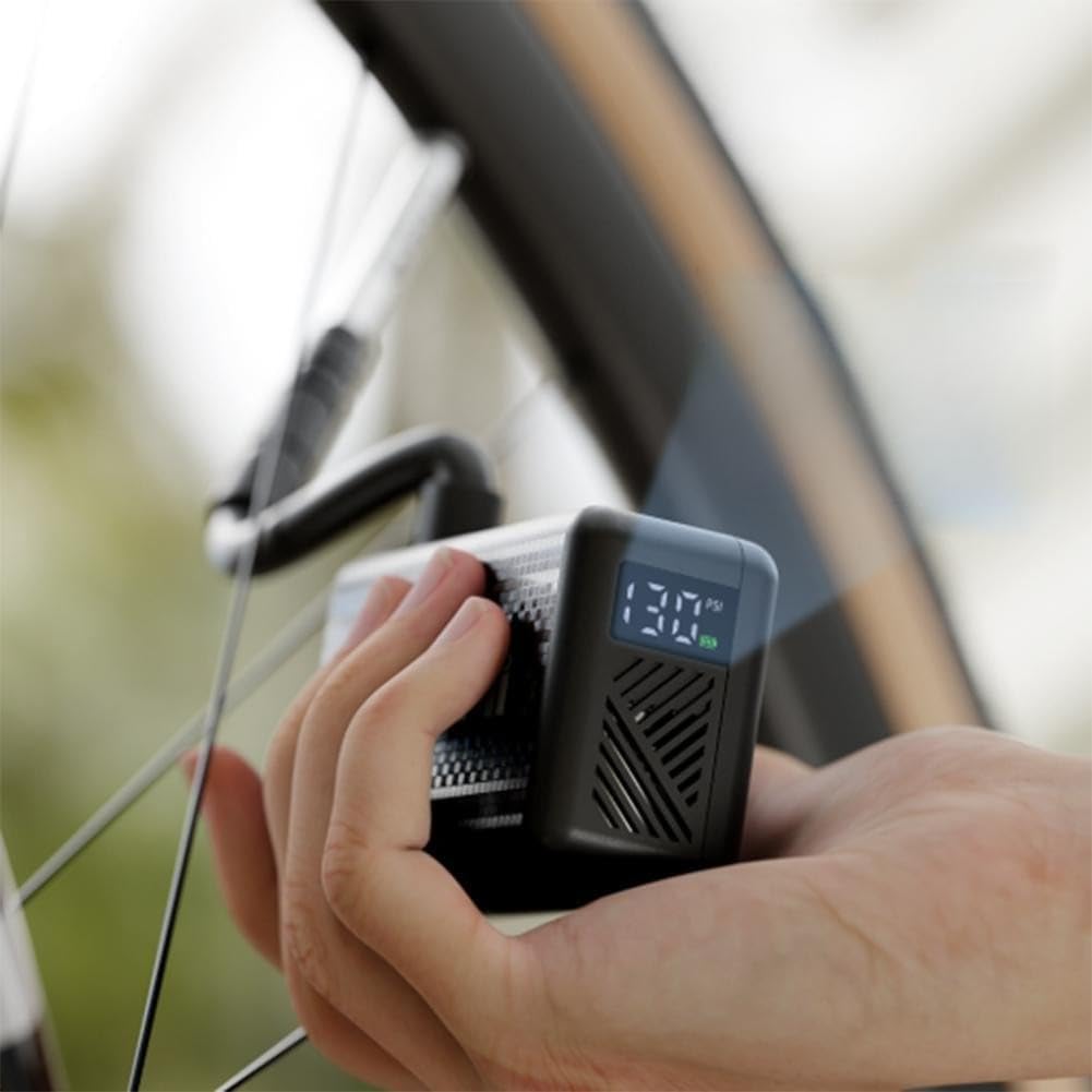 Pompa elettrica portatile 700mAh della bici del gonfiatore 130 PSI con schermo LCD