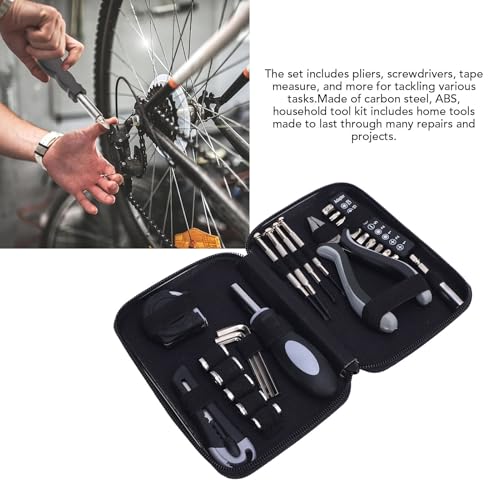 Kit básico de herramientas FTVOGUE con cinta métrica y estuche miniatura 6