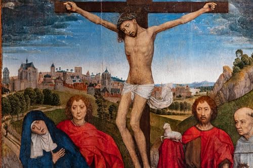 Tableaux Art Chrétien de Hans Memling, impression sur toile haut de gamme pour grand mur 60x90