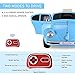 Aosom Licensed Volkswagen Beetle Electric Kids Ride-On Car 6V Battery Powered Toy with Remote Control Music Horn Lights MP3 for 3-6 Years Old Blue