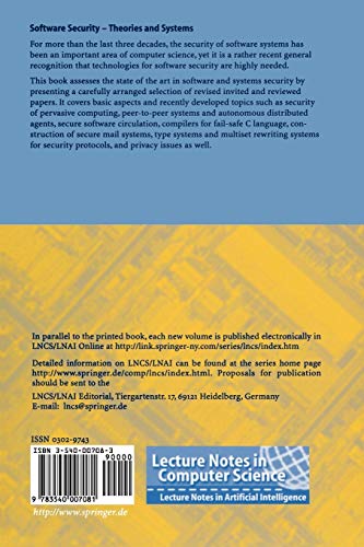 Software Security -- Theories and Systems: Mext-NSF-JSPS International Symposium, ISSS 2002, Tokyo,