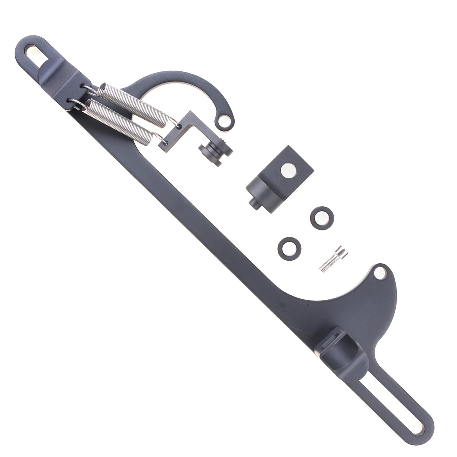 Adjustable Throttle Cable Bracket for 4150 4160 Series Carburetor Brackets Aluminum Black
