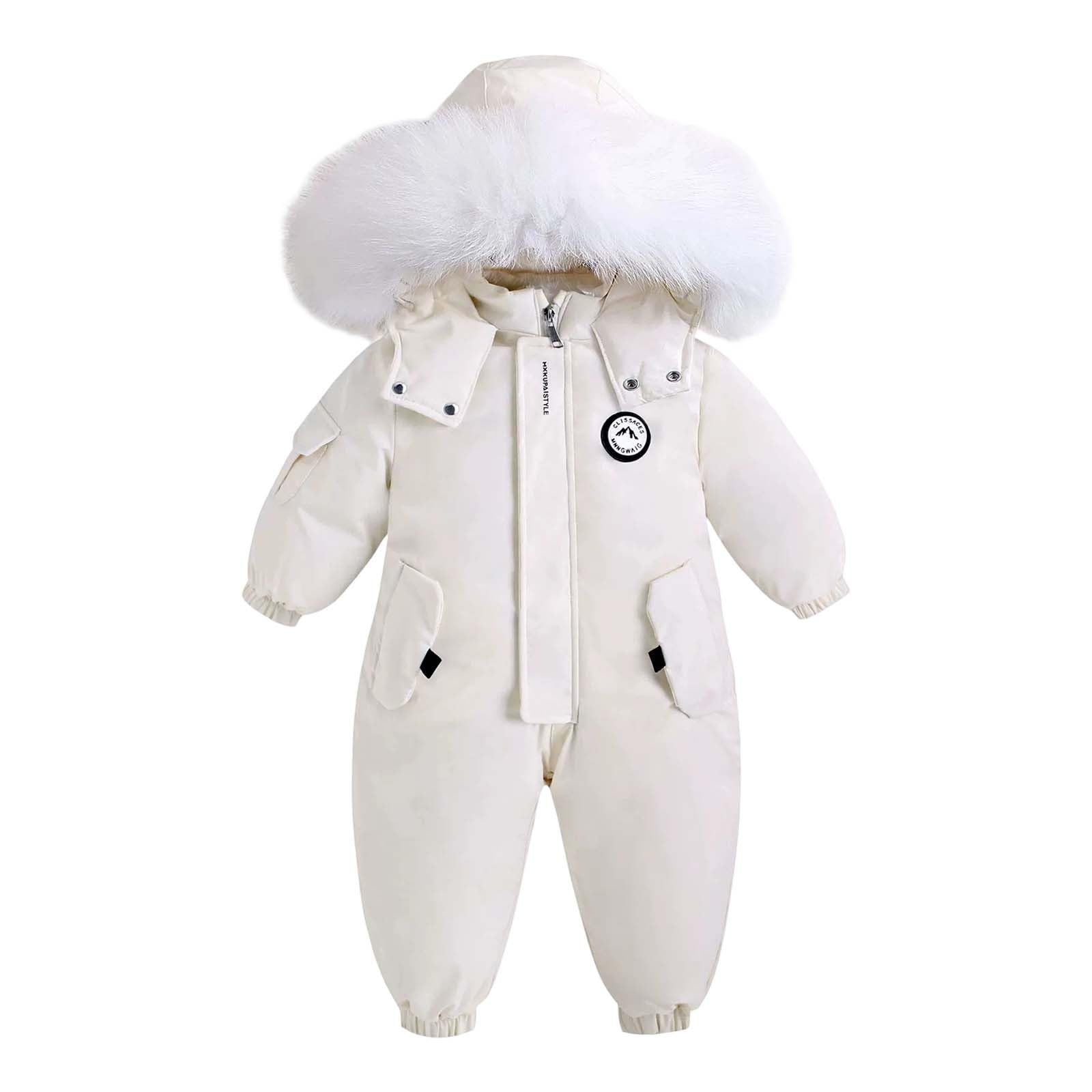 Combi Pilote Bebe Fille Vetement Bebe Garçon Combinaison De Ski Hiver Garcon Ensemble 6 Mois Costume Puericulture Bébé Naissance Doudoune Nid d'ange Cosy pour Poupon Polaire Pyjama Mignon Pilou