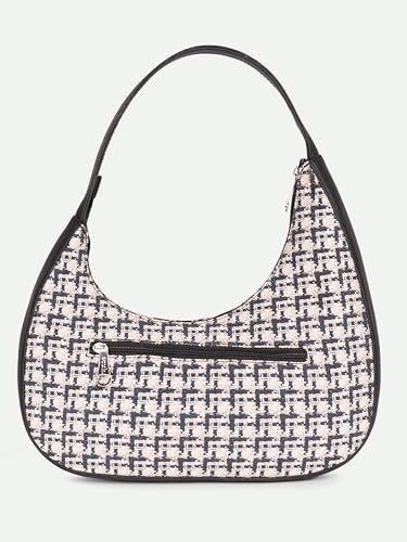 Image of ZOUK Pixi Small Shoulder Bag | Vegan Leather Evening Bag for Women with Shoulder Strap, Zip Closure & Water-Resistant Lining | Stylish Handcrafted Purse |
