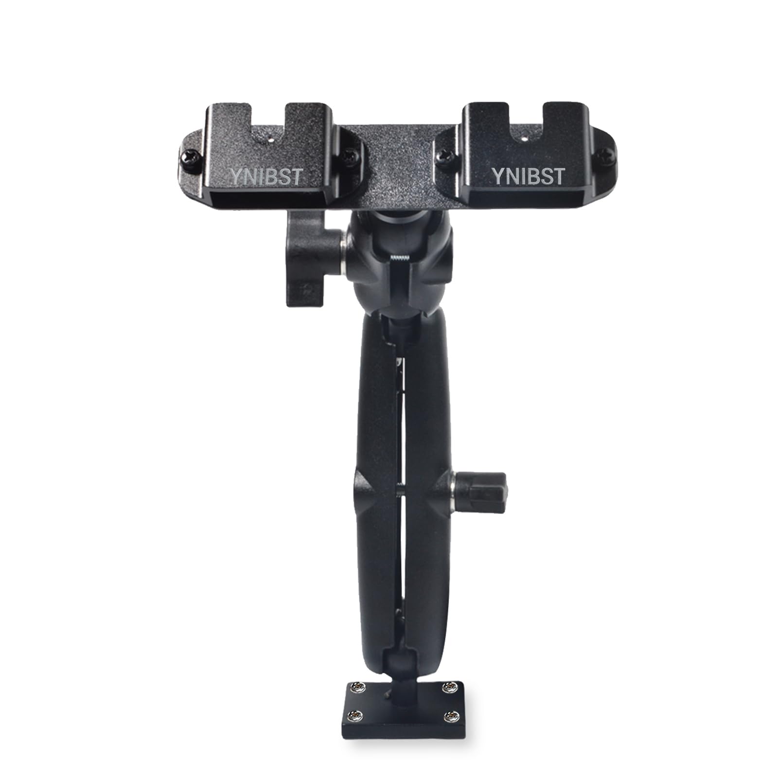 Universal CB Radio Mic Handheld Speaker Microphone Hanger Car Walkie Talkie Holder W/Drill Base Mount,for Motorola Midland BaoFeng Kenwood Ham Two Way Radio