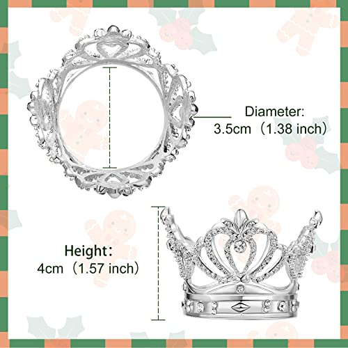 Aw Bridal Easter Napkin Rings Set Of 12 - Silver Crown Napkin Rings For Thanksgiving, Fall Parties, Wedding Receptions, Bridal Shower, Banquet #TOP5