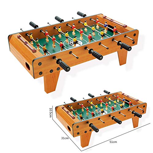 KHYTEBV Tragbarer Tischfußballtisch mit ABS-Griffen, Mini-Fußballtisch für Kinder, lustiges Tischfußballspiel für die Freizeitunterhaltung der Familie