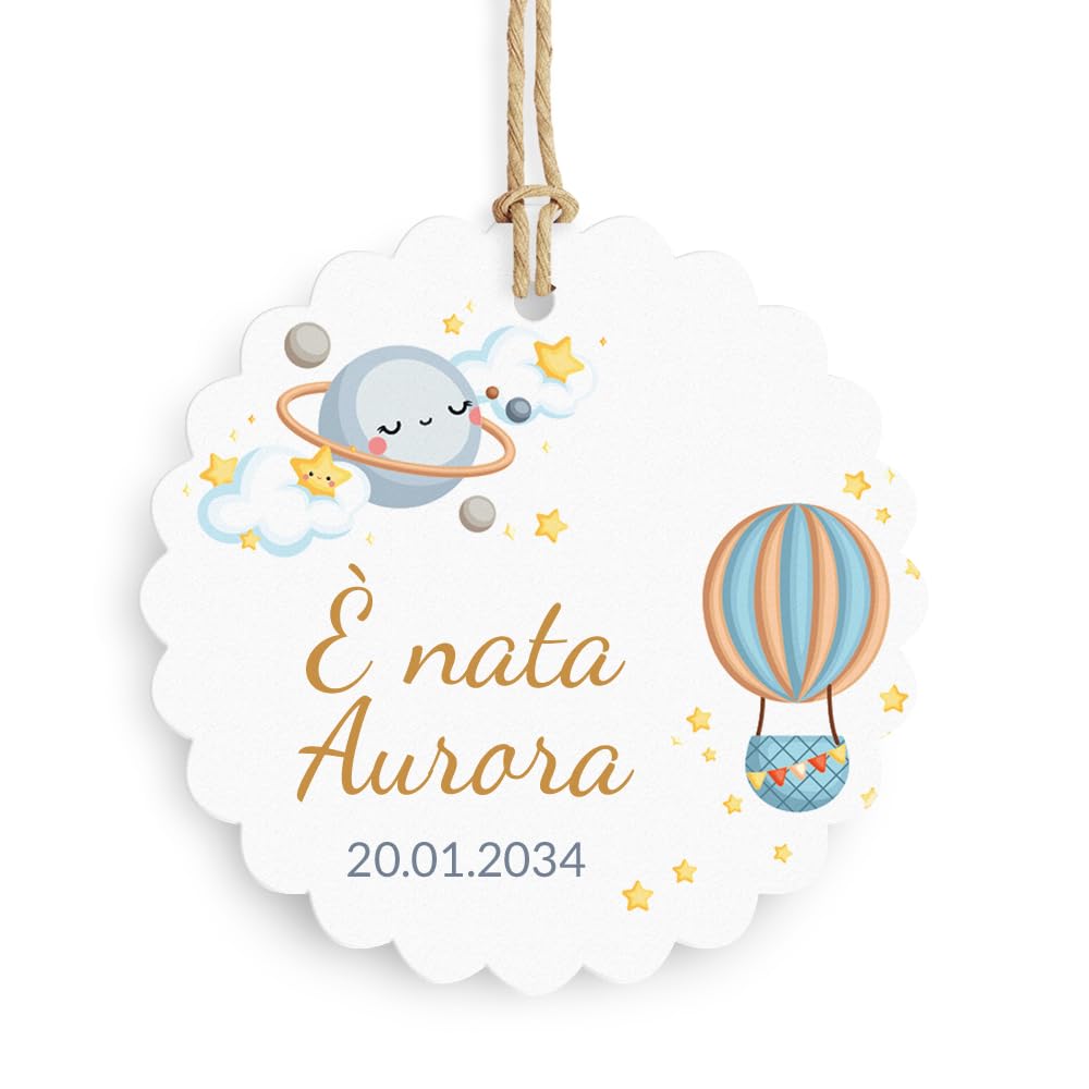 Etichette Personalizzate Per Bomboniere - 24 Pezzi Tondi, Cartoncino 250 Gr, Made In Italy - Foto 8