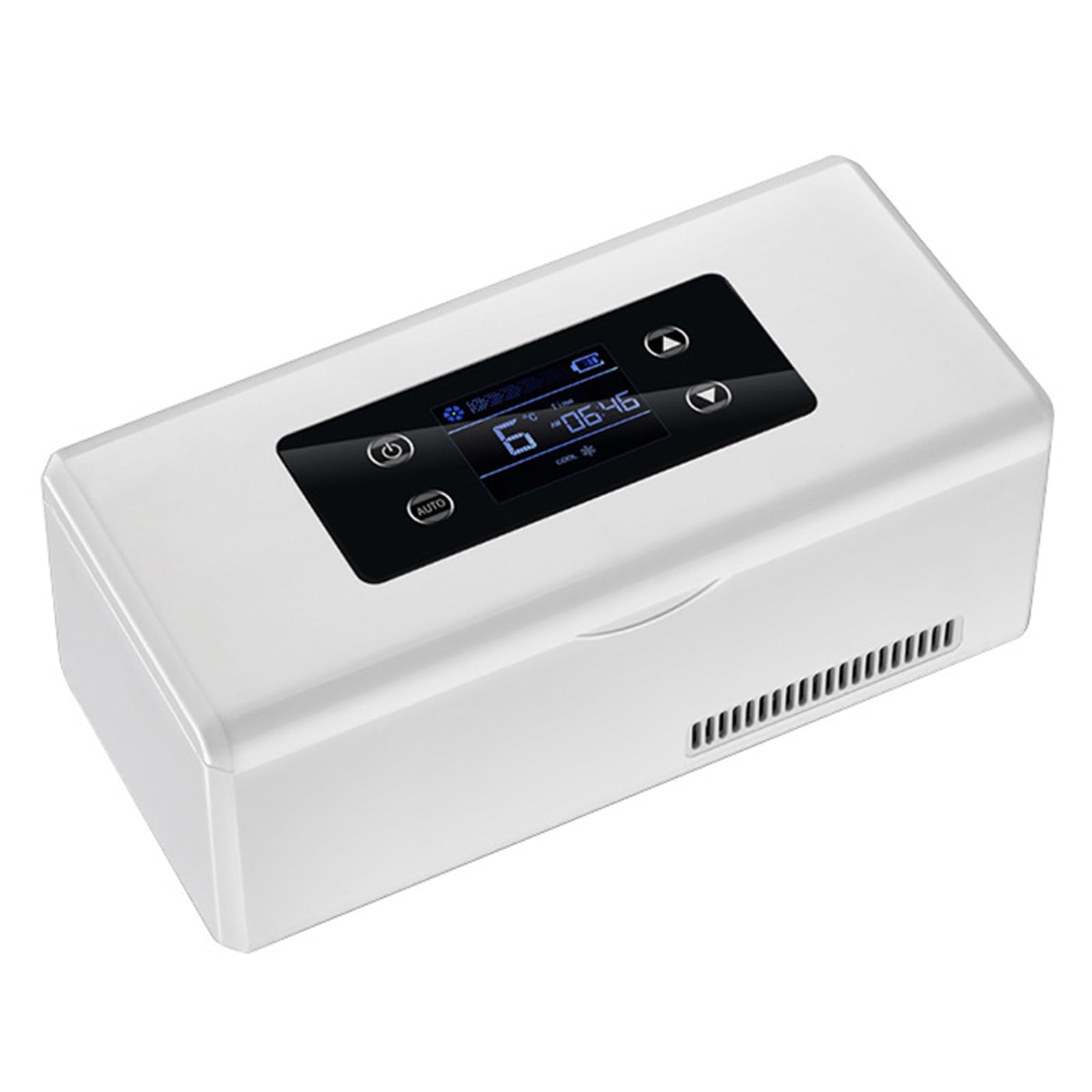NYANS Refrigerador de Insulina para Automóvil, con Temperatura Constante Inteligente de 2-8℃ y Pantalla LED HD, Tiempo de Trabajo de 6-8 Horas, Enfriador de Medicamentos Portátil,2 Battery