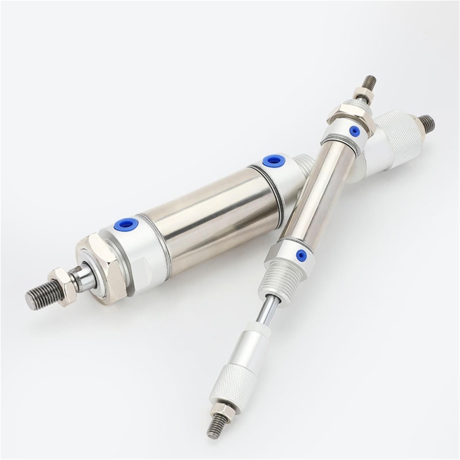Vérin réglable MAJ double effet en inox avec course 100-50 réglable