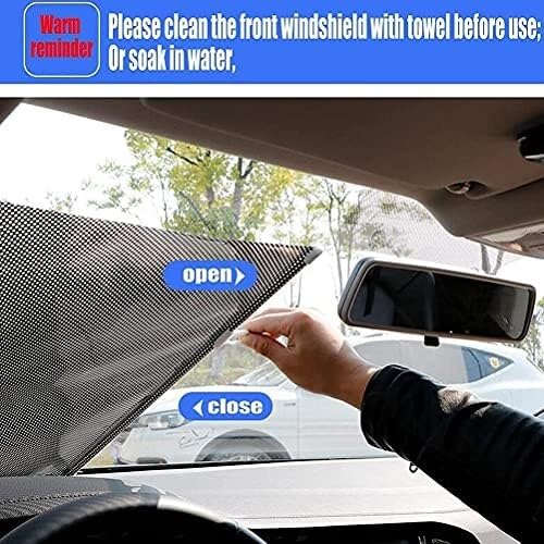Tendine Parasole Auto Copertura parasole retrattile automatica nera per interni autovetture con protezione UV Tenda parasole