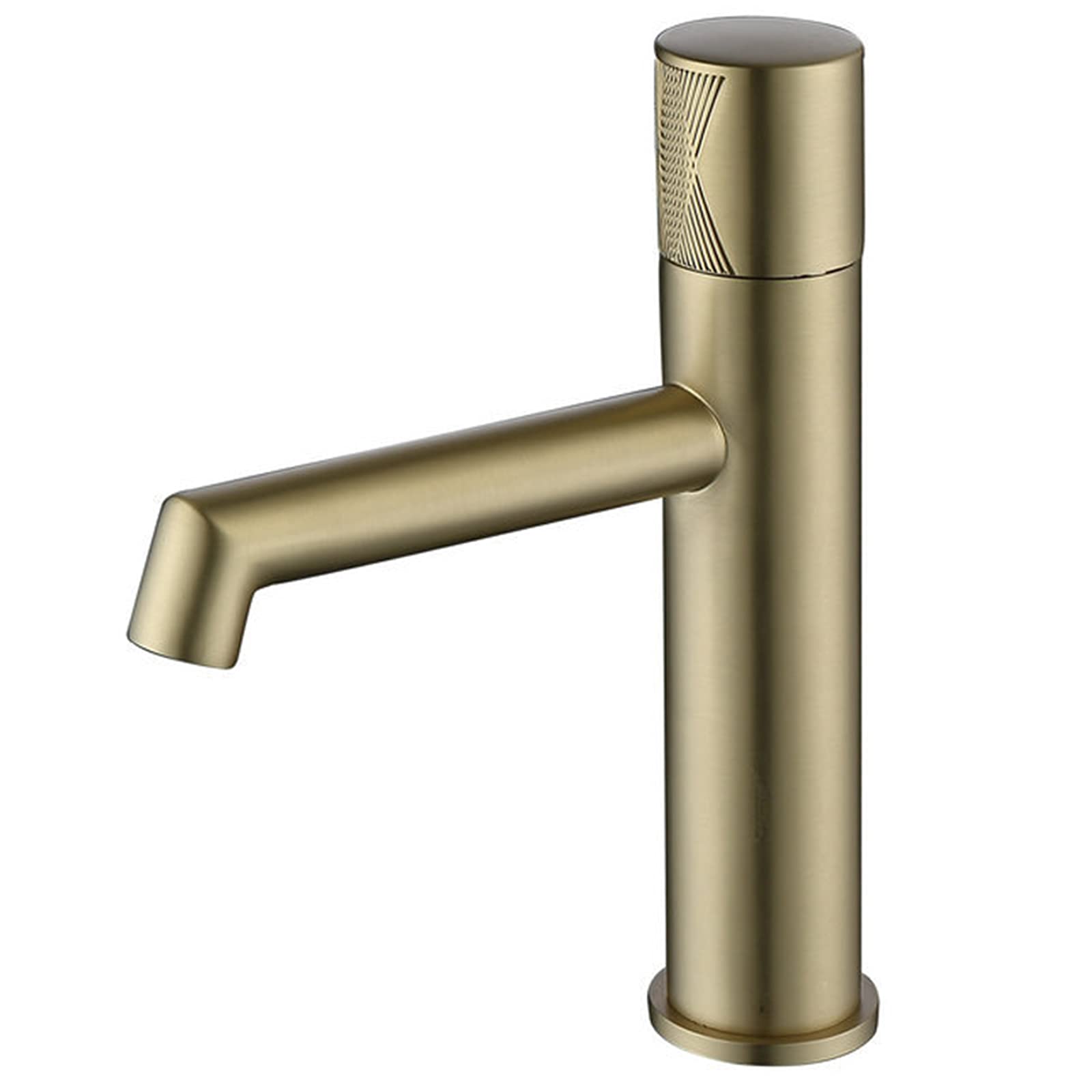 Mitigeur lavabo anti-calcaire en laiton double commande chaud et froid