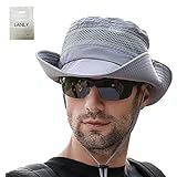 【für Viele Gelegenheiten】 Der Hut kann als Sommerhut,Wanderhut, Strandhut, Anglerhut, Fischerhut, Buschhut,Dschungelhut, Cowboyhut oder anderen outdoor Sonnenhut getragt werden.