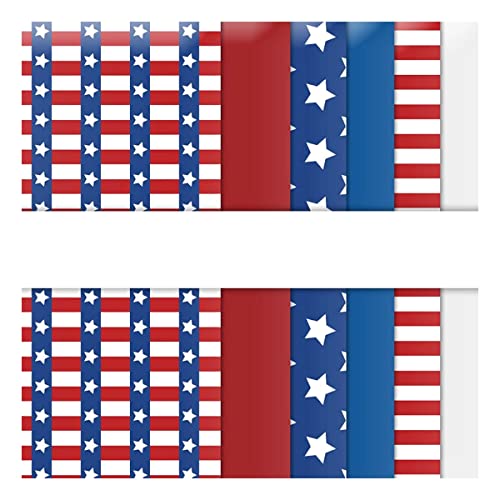 Americana Multi-Pack Printed Craft Vinyl 6 Sheets 12X12 For Vinyl Cutters #TOP23