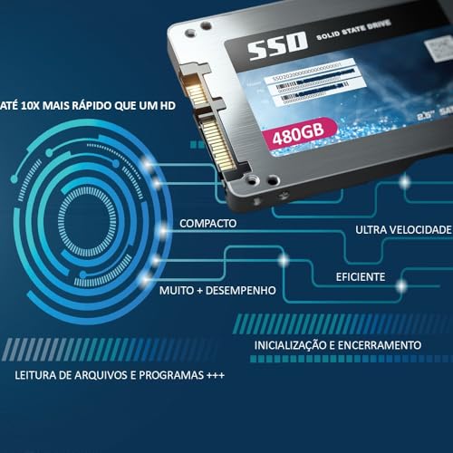 PC Gamer Completo Intel Core i7, RAM 16GB, SSD 480GB, GEFORCE 4GB + Monitor + Kit Gamer + Wi-Fi - AD