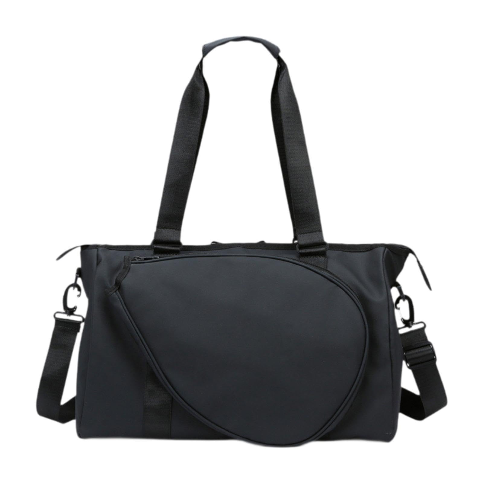 UJEAVETTE® Badminton Racquet Bag Large Racquet Cover Removable Adjustable Strap Handbag Black-picture-23