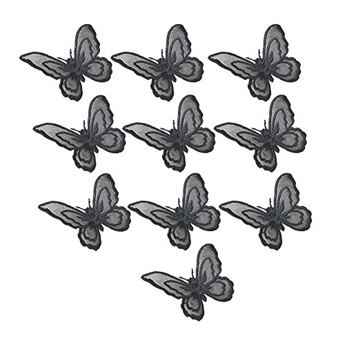 Xunhui - Parche bordado para coser o planchar (10 unidades)