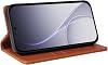 Funda para Honor X8d de Cuero PU con Monedero, Funda Tipo Libro Plegable con Portatarjetas, Funda Magnética Compatible con Honor X8d, Marrón Amarillento 7