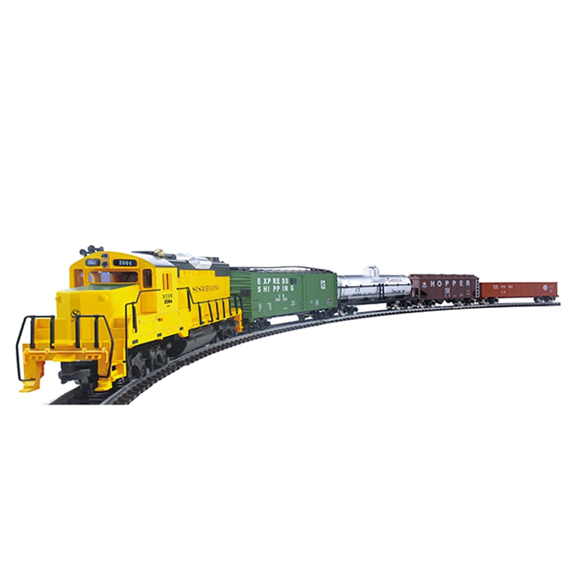 BuildCubes 1/87 HO Scale US GP-20 Diesel Locomotive Steam Locomotive Model Steam Locomotive Railway Model Set Model Railway Steam Train with Track Wagons, Gift Decoration
