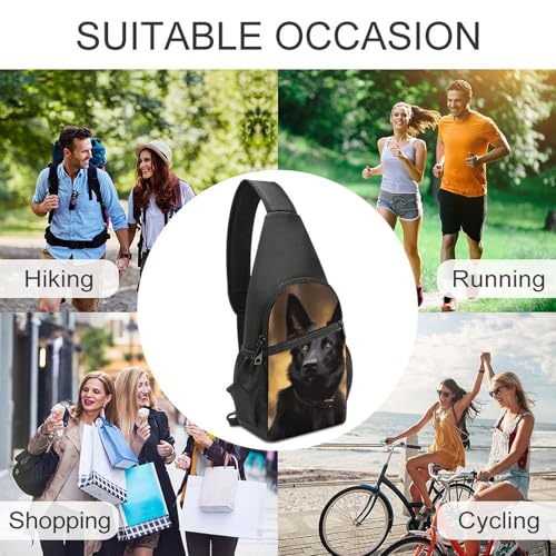 Bolso bandolera cruzado para senderismo casual unisex miniatura 6
