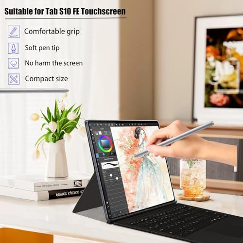 S Pen de repuesto para Galaxy Tab S10 FE Plus y S10 FE+ con puntas intercambiables 3